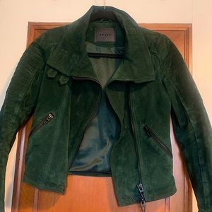 BlankNYC Green Suede Jacket